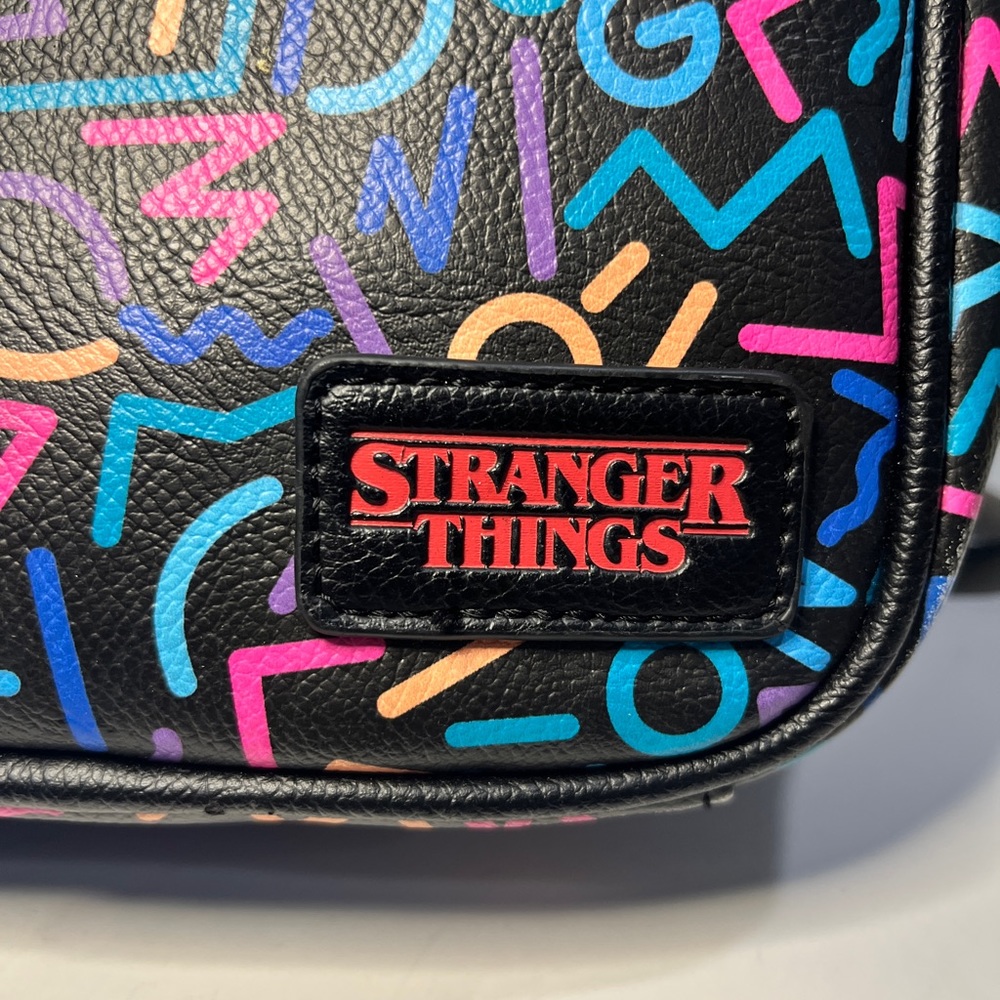 Stranger Things Mini Backpack Bag 80s Pattern Fun… - image 2